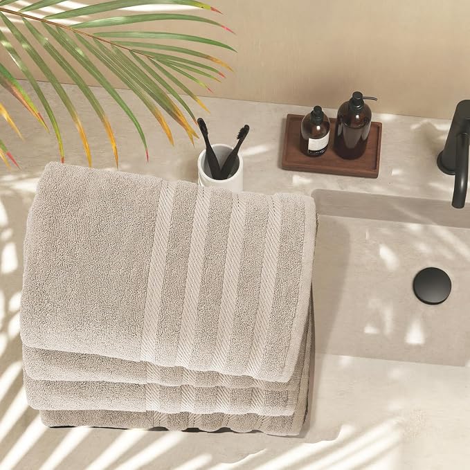 Hearth & Harbor Bath Towels for Bathroom - Image 3