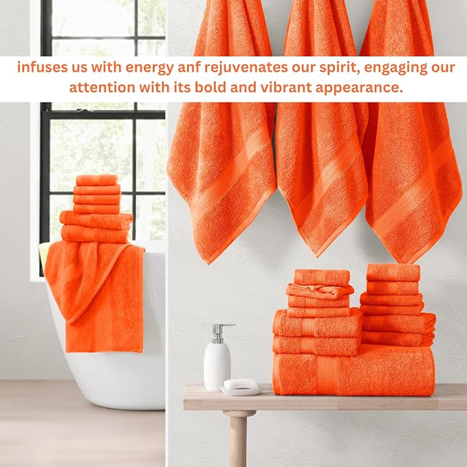 LANE LINEN 100% Luxury Cotton Bath Towel Set - Image 3