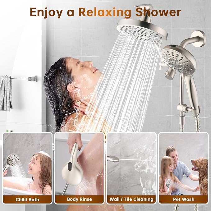 BRIGHT SHOWERS Rain Shower Head - Image 6