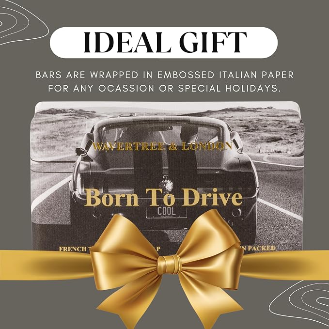 Wavertree & London Born To Drive Scented Natural Soap Bars, 7oz Moisturizing - Image 6