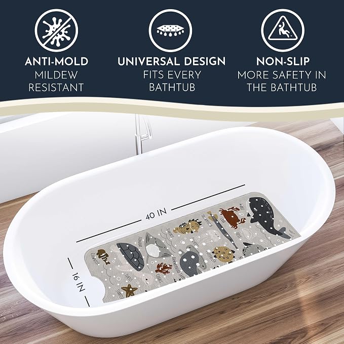 Bath Tub Mat Non Slip Anti Mold - Image 2