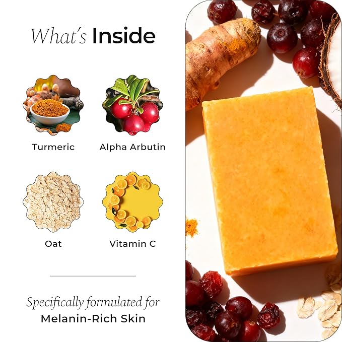 Glo Melanin Organic Turmeric Soap - Image 4