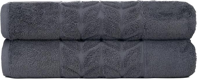BAGNO MILANO Organic Turkish Cotton Bath Towels, Luxury Jacquard Collection by BagnoMilanoLuxurySoftness