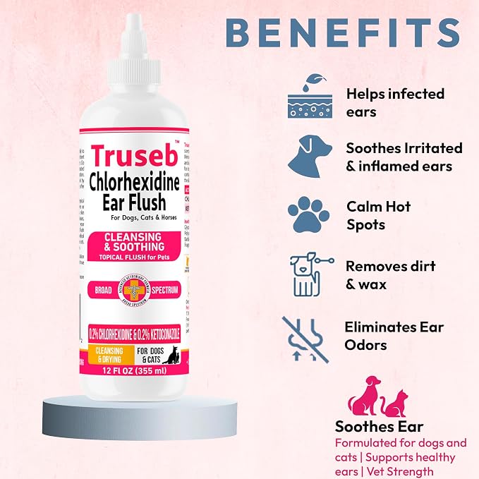 Truseb Advanced Topical Dog Ear Wash - Image 6