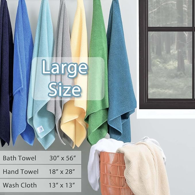 Turquoise Towels for Bathroom - Image 5