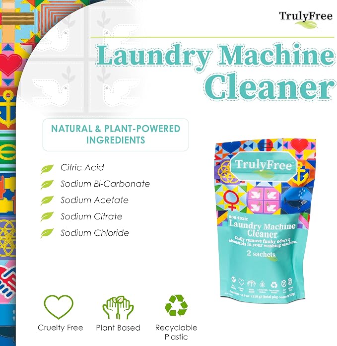 Truly Free Laundry Washing Machine Cleaner and Deodorizer | Top Load & Front - Image 6