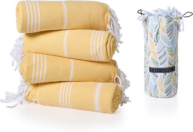 BAY LAUREL Turkish Beach Towel - Image 2