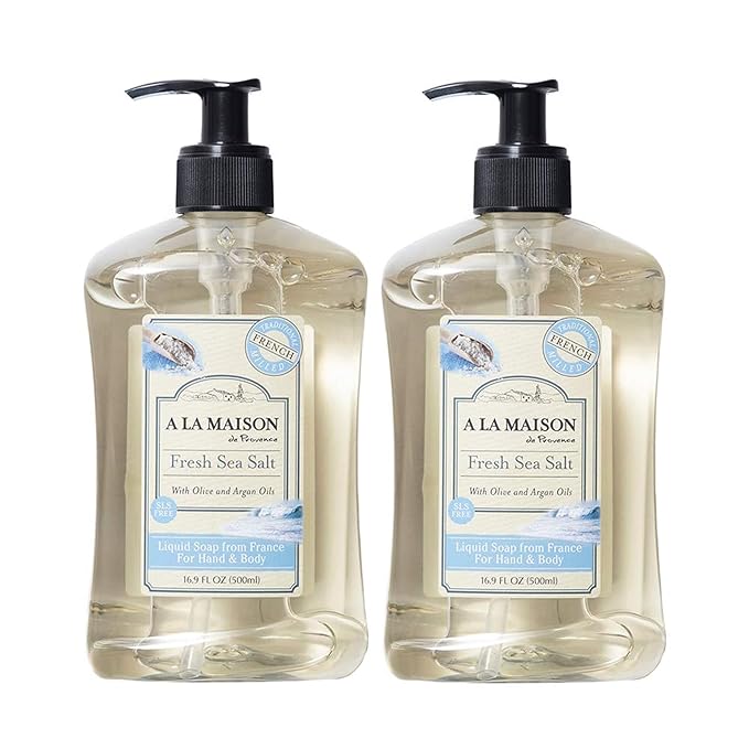 A LA MAISON de Provence Fresh Sea Salt Liquid Hand and Body Soap by ALaMaison