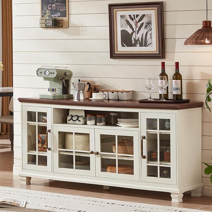 Large Sideboard Buffet Cabinet by SAVORLIFEFurniture