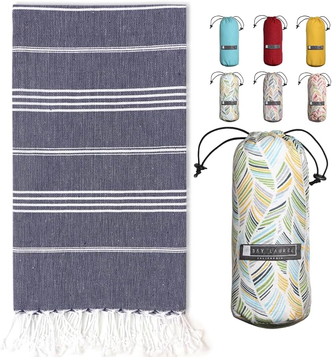 BAY LAUREL Turkish Beach Towel by BayLaurel