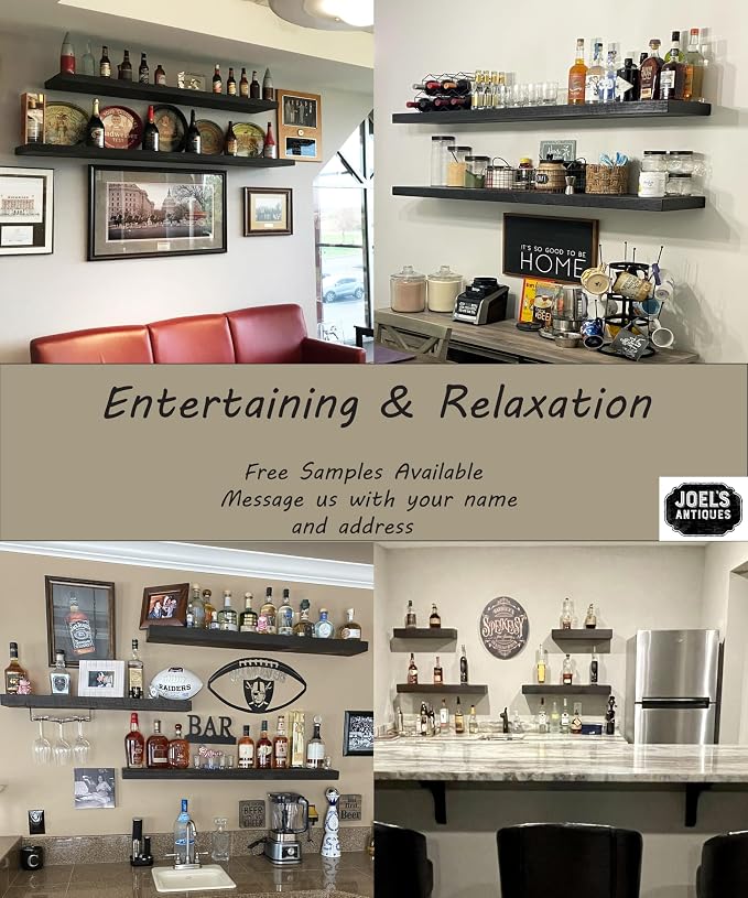 joelsantiques 60 Inch Wooden Floating Shelves - Image 5