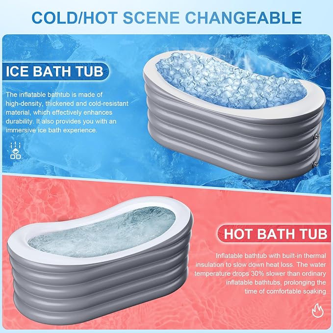 BINYUAN Inflatable Bathtub for Adults - Image 5