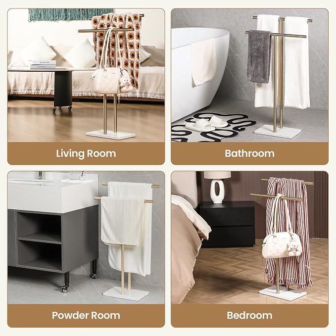 Free Standing Towel Rack for Bathroom - Image 3