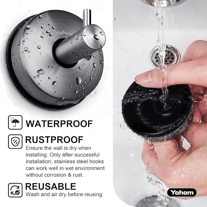 YOHOM Suction Cup Hooks - Image 3