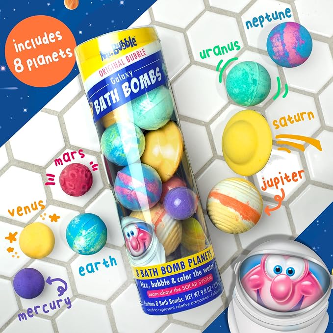 Mr. Bubble Galaxy Bath Bombs, Signature Bubble Gum Scent - Image 2