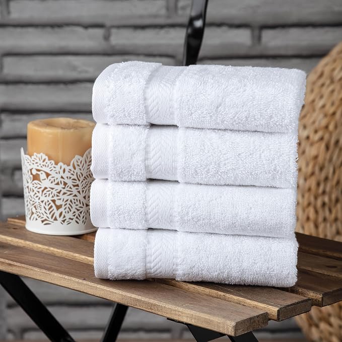 TEXTILOM Turkish Hand Towels for Bathroom – Hotel and Spa Quality & Soft & - Image 2