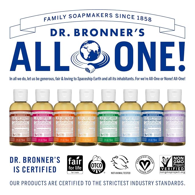 Dr. Bronner's - Pure-Castile Liquid Soap - Made - Image 6