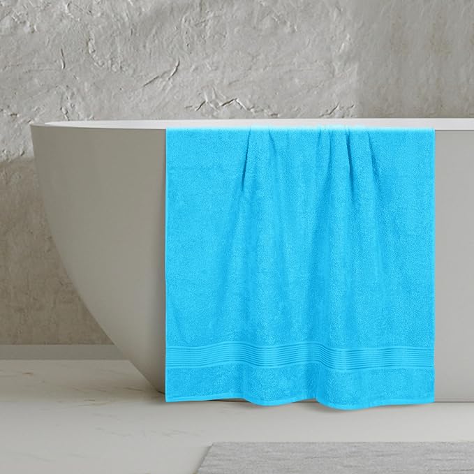 Belizzi Home Cotton 2 Pack Oversized Bath Sheet 35x70, Large Bath Sheet - Image 4
