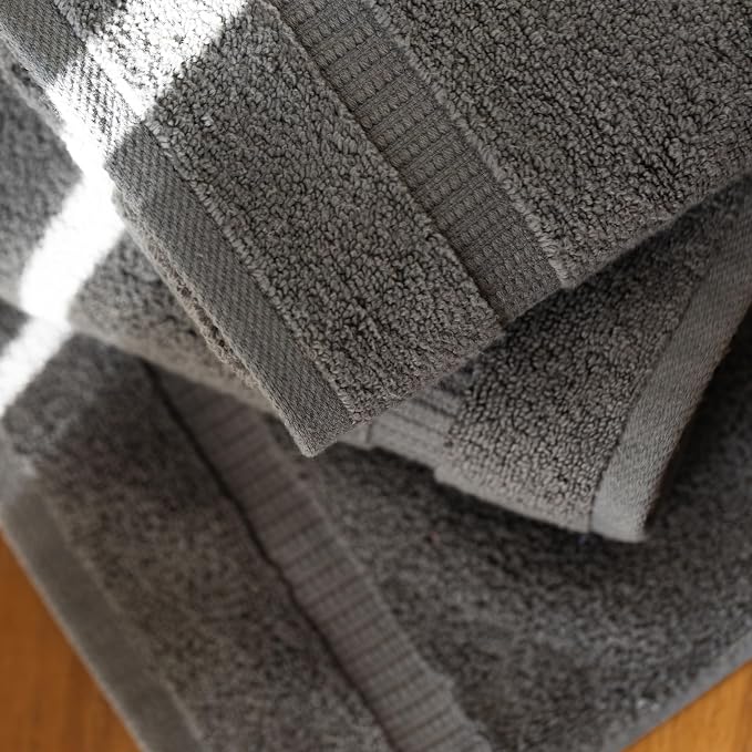 SALBAKOS 100% Turkish Cotton Hand Towel Set of 6 16x30 inch | Heirloom Quality - Image 3