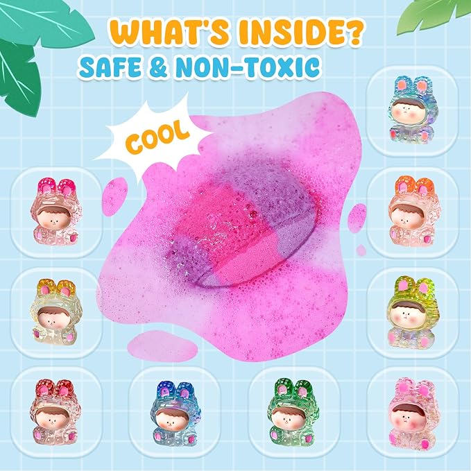 Bath Bombs with Toys Inside, Christmas Stocking Stuffers - Image 6