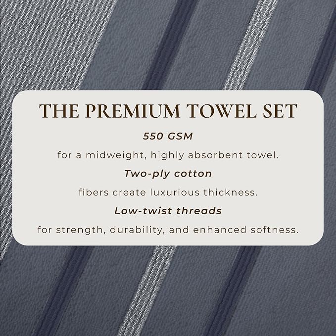 Great Bay Home Decorative Bath Towel Set - Image 4