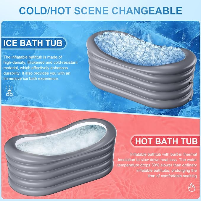 BINYUAN Inflatable Bathtub for Adults - Image 6