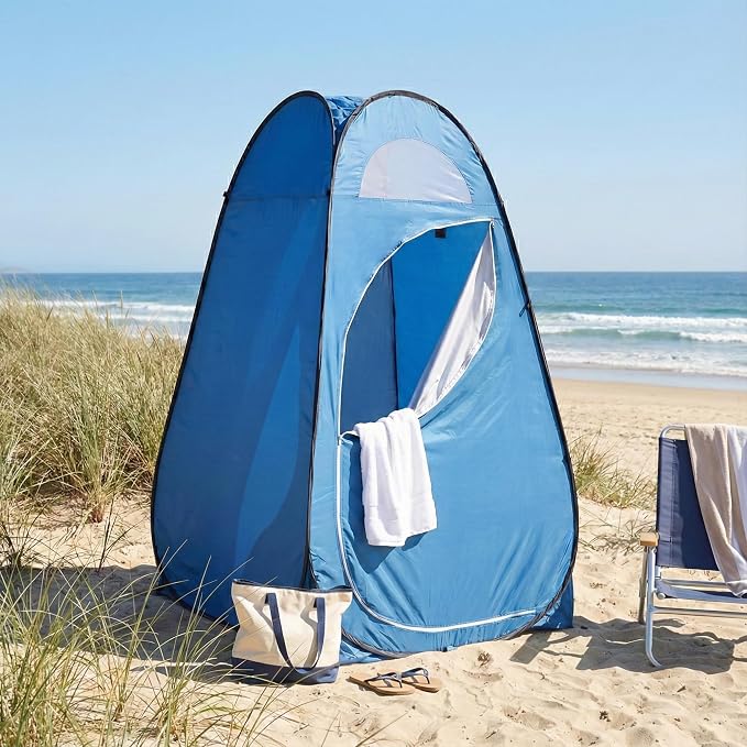 4x4ft Pop Up Privacy Shower Tent by Dapzeosnry