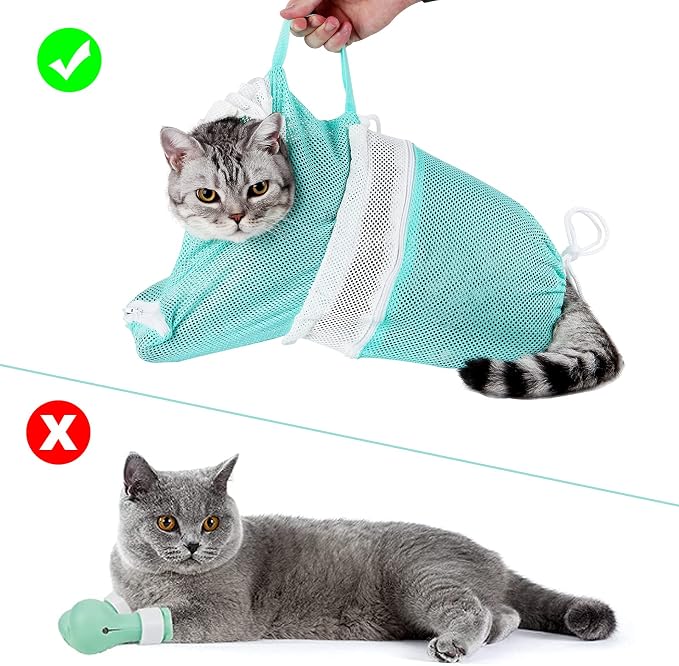 Cat Bag for Bathing 8 PCS Set - Image 5