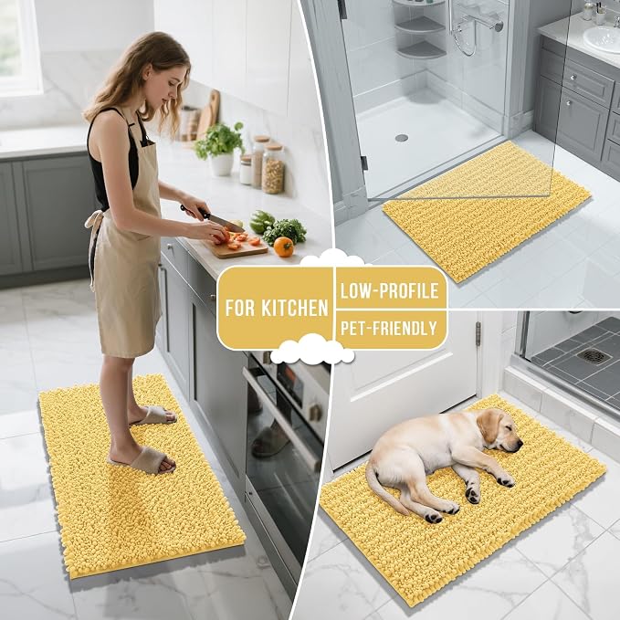 Yimobra Bathroom Rugs Non Slip Washable - Image 7