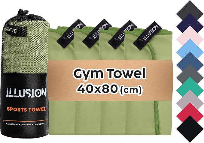 illusion Small Microfiber Gym Towels by Unknown