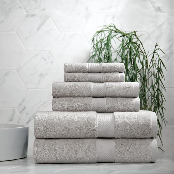Aston & Arden Egyptian Bath Towel Set - Image 3
