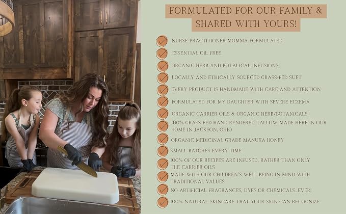 100% Grass-Fed Whipped Tallow Balm & Organic Jojoba Oil infused - Image 5