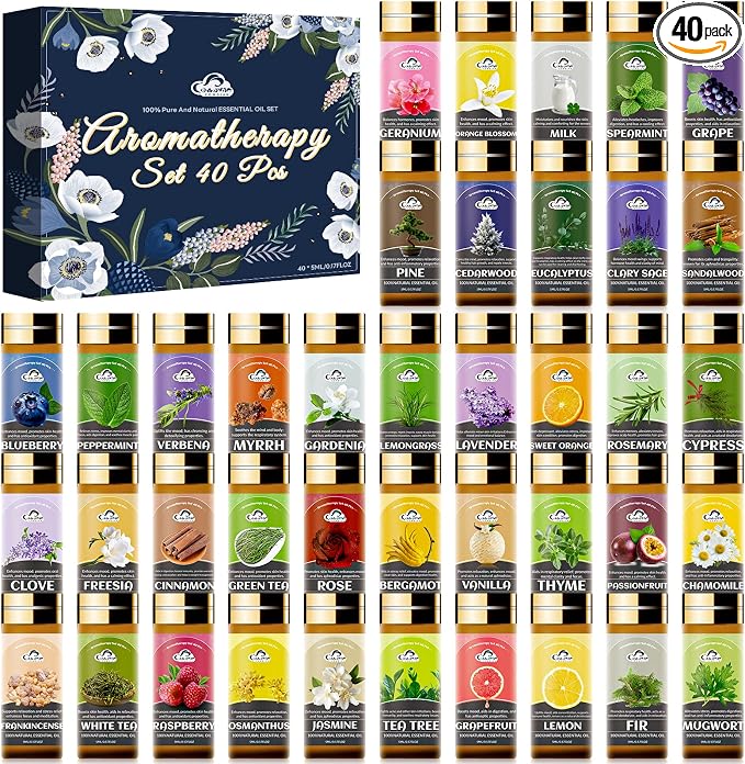 Essential Oil Set, 5ML Fragrance Gift Set by Unknown