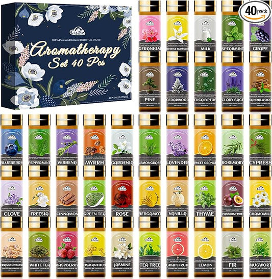 Essential Oil Set, 5ML Fragrance Gift Set by Unknown