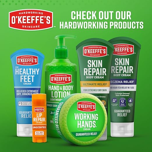 O’Keeffe’s Skin Repair Eczema Relief Body Cream, 7oz Tube – 48 Hour Itch Relief - Image 10