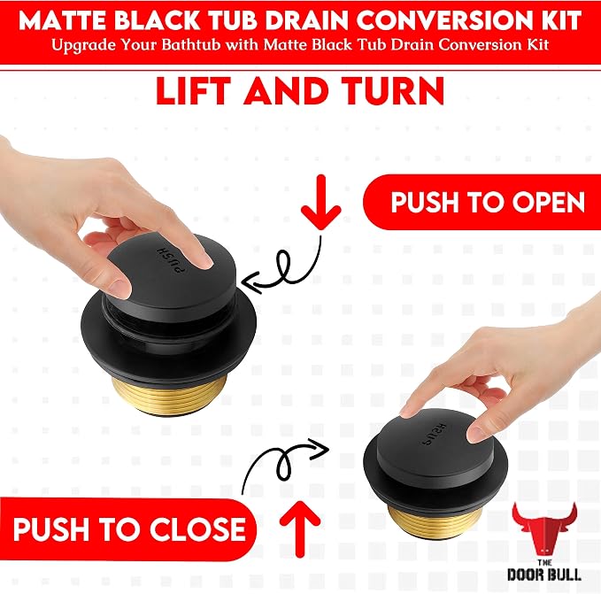 Tip-Toe Bathtub Drain Trim Kit - Image 5