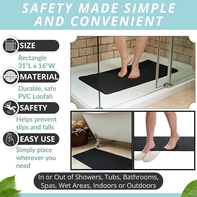 Non Slip Bathtub Mat Shower Mat - Image 3