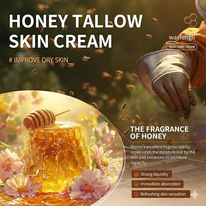 Whipped Beef Tallow & Honey Balm - Image 3
