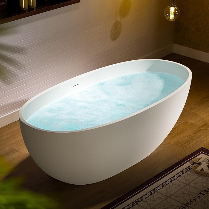 WOODBRIDGE 61 in. x 30.75 in. Stone Resin Luxury Contemporary Solid Surface - Image 20
