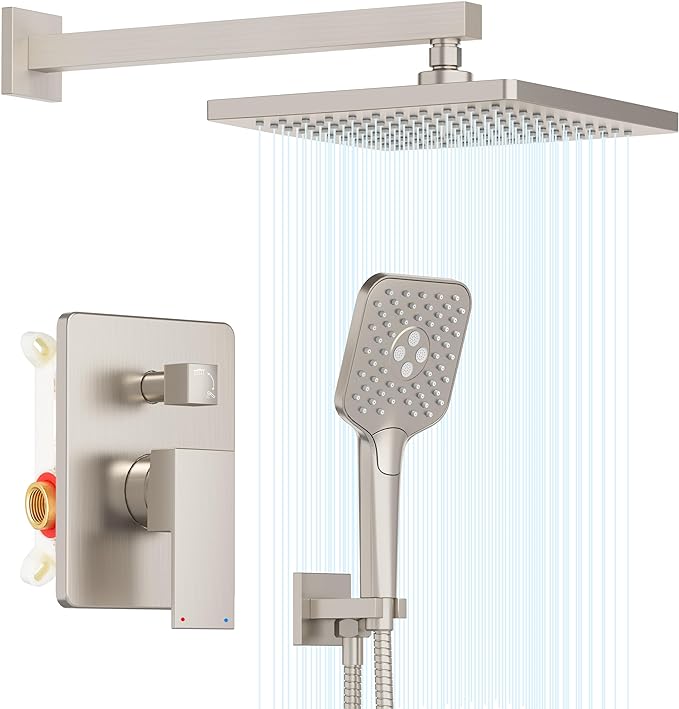 Gabrylly Shower System, Wall Mounted Shower Faucets Sets Complete by GABRYLLY