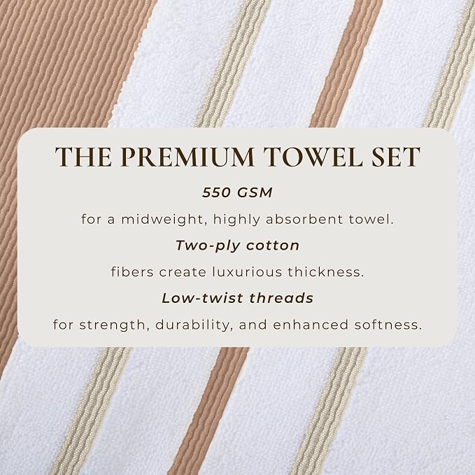 Great Bay Home Decorative Bath Towel Set - Image 4