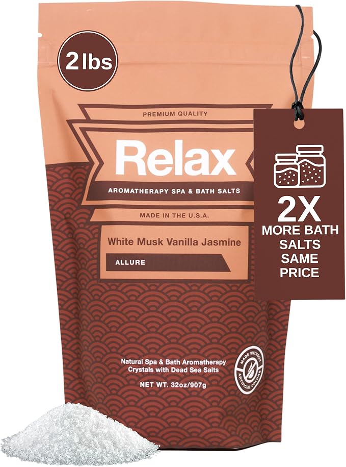 Relax Spa & Bath, Epsom & Dead Sea Salts, Aromatherapy Bath Salts by RelaxSpaBath