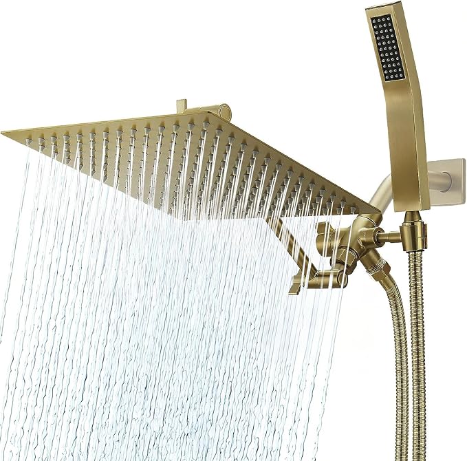 10 Inch All Metal Rain Shower Head by Psylc