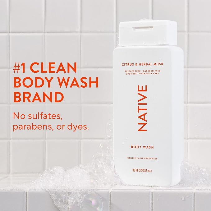Native Body Wash Contains Naturally Derived Ingredients | - Image 2