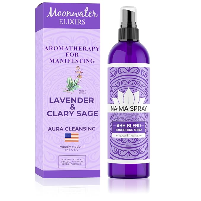 Lavender & Clary Sage Aromatherapy Spray by MoonwaterElixirs