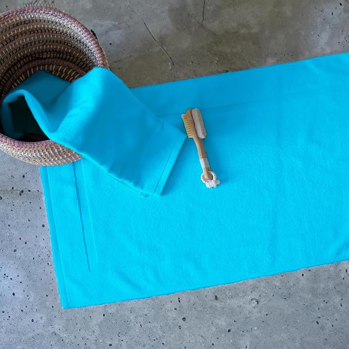 SALBAKOS 100% Turkish Cotton Bath Mat Set 2-Piece - Image 7