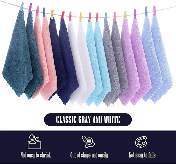 16 Pack Baby Washcloths burp cloths - Image 6