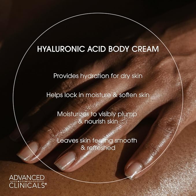 Advanced Clinicals Hyaluronic Acid Moisturzier + Brightening Vitamin C Cream - Image 8