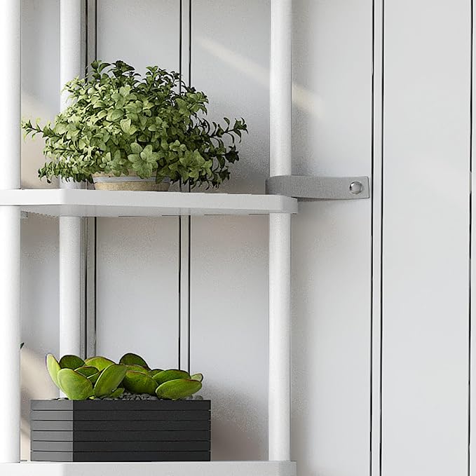 6 Tier Corner Shelf, 66.5'' Tall Standing Shelf, Narrow Display Shelf Stand - Image 8
