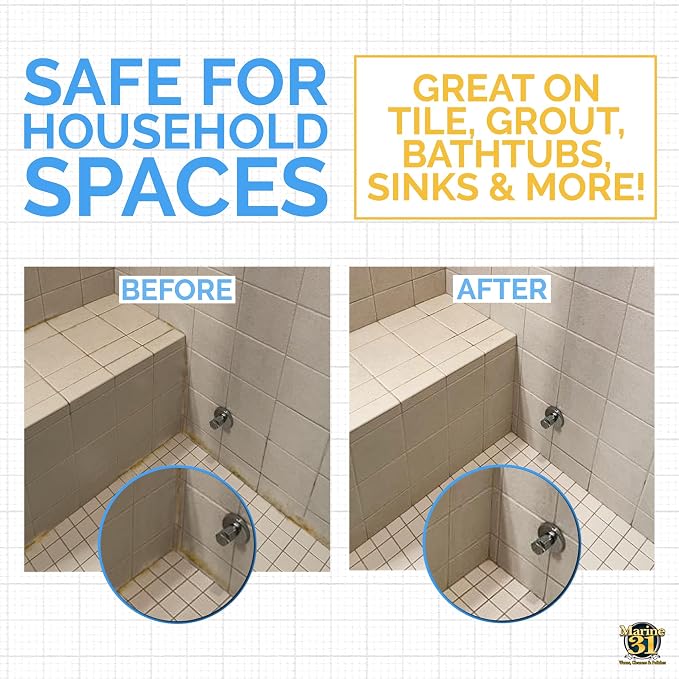 Marine 31 Mildew Stain Remover Gel | Thick Gel Formula - Image 4